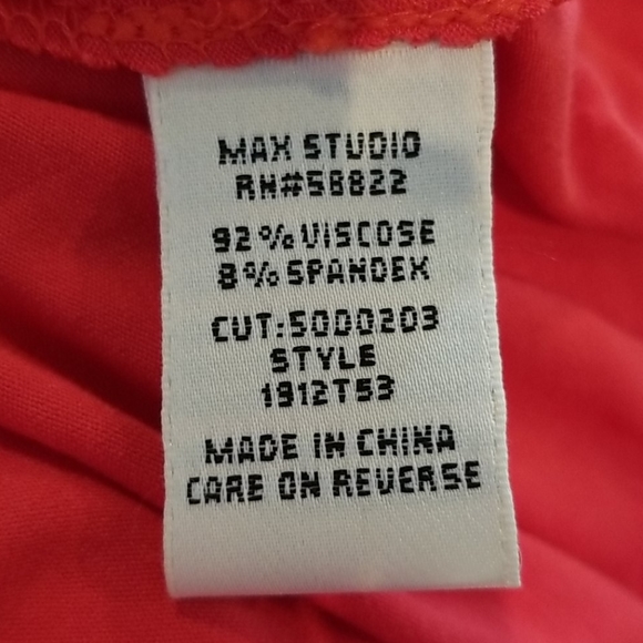 Coral Max Studio Maxi Dress floor length soft flowy cotton blend - Picture 5 of 6